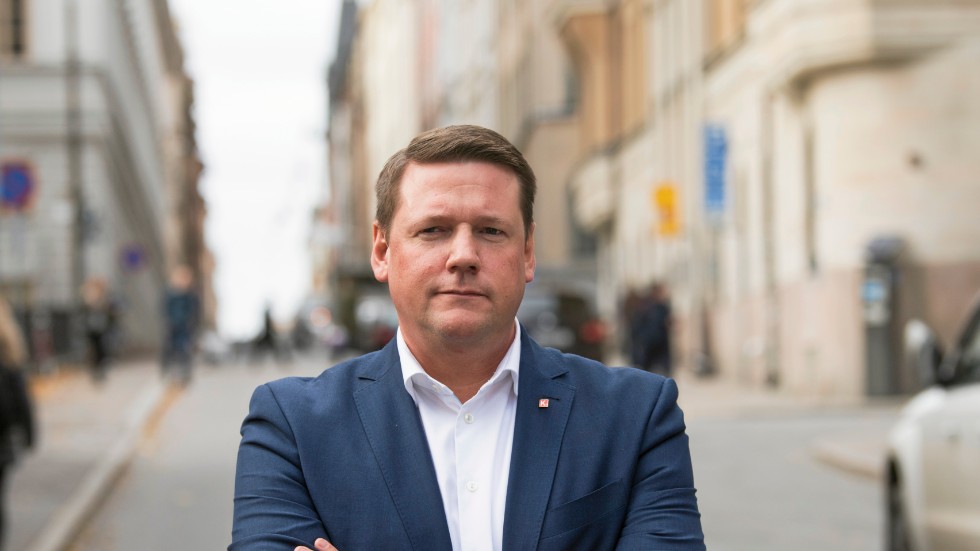 Tobias Baudin, förbundsordförande Kommunal. Arkivbild.