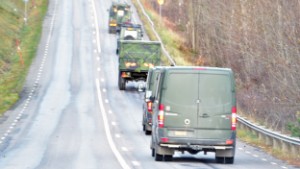 Skottlossning och militära fordon i länet i veckan