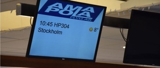 Stockholmsflyget åter på Skellefteå airport