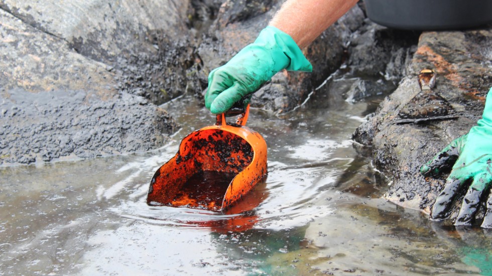 Oljeutsläppet skedde den 23 juli 2018 och ledde till ett omfattande saneringsarbete omkring Flatvarp.