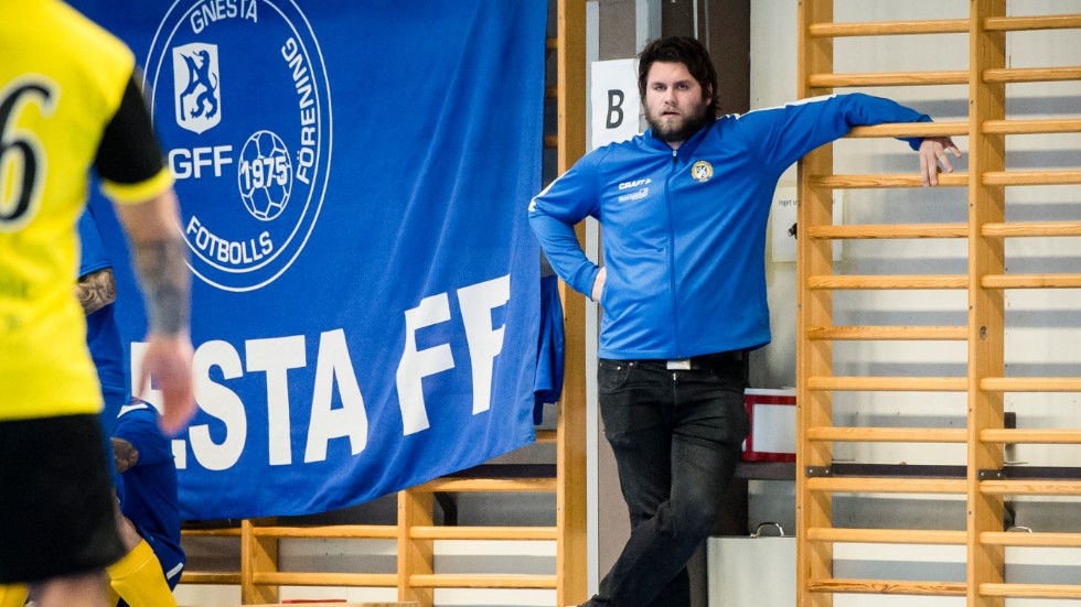 Nye Runtunatränaren Pontus Holmström fortsätter att värva från klubben han på bilden representerar – Oxelösunds IK som åkte ur division 4 säsongen som gick. 