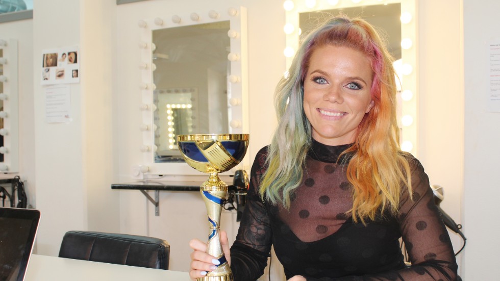 Viktoria Bohman, lärare på Kungsgårdsgymnasiet, vann SM i Makeup och är därmed den bästa makeupartisten i hela Sverige!