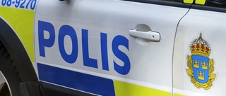 Glasruta krossades på butik i Katrineholm