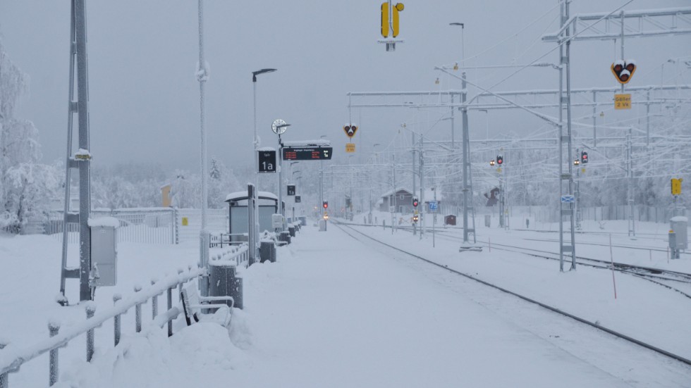 Persontågstrafiken i Norrbotten under 2018 var för sjätte året i rad procentuellt sämst i landet gällande antalet förseningar.