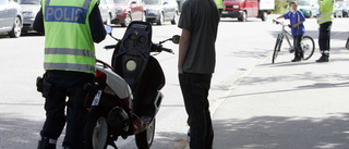 Berusad mopedist får femsiffriga dagsböter