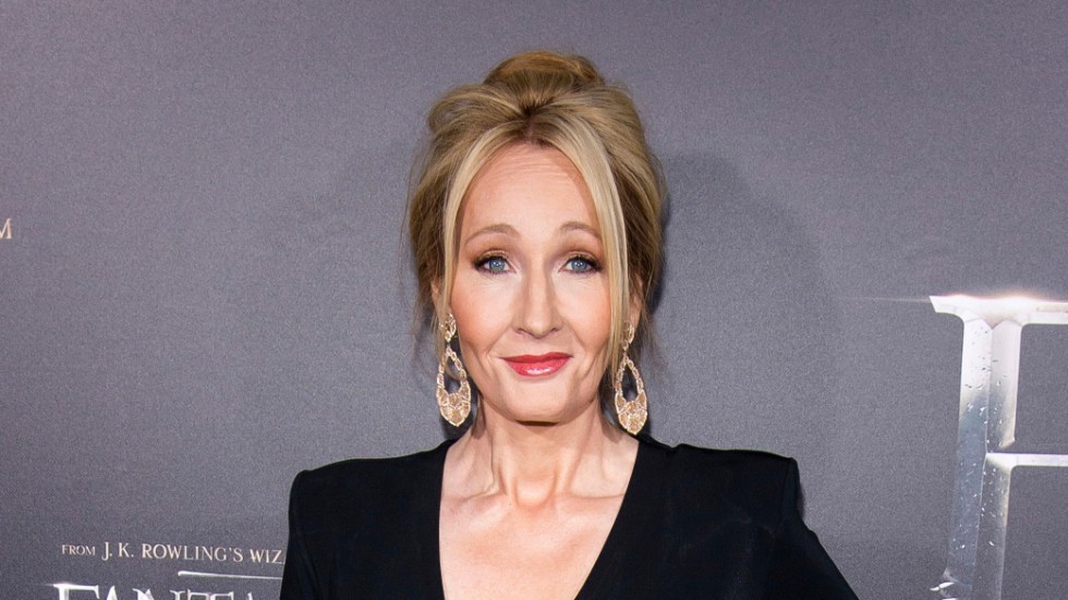 J K Rowling donerar pengar till välgörande ändamål. Arkivbild.