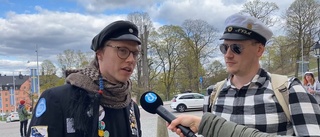 UNT TV: "Någon satte sig, men så kom polisen"