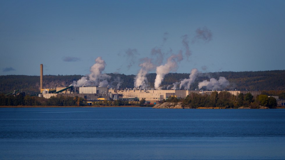 Varför inte lägga vindkraftparken på Malmölandet i närheten av Holmens pappersbruk och sågverk istället för vid Klevberget undrar representanter för Miljöpartiet i Norrköping.