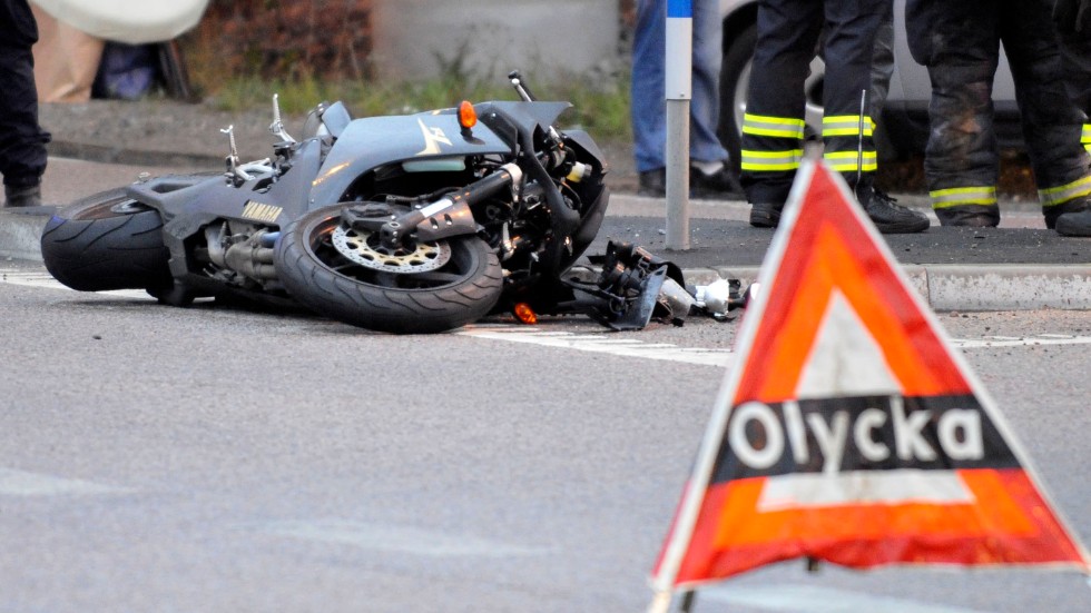 2019 dog 29 personer i motorcykelolyckor i Sverige, en tydlig minskning från 2018 då 47 personer omkom. Arkivbild.