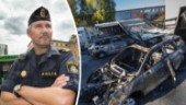 Polisen vill minska oron efter bilbränderna