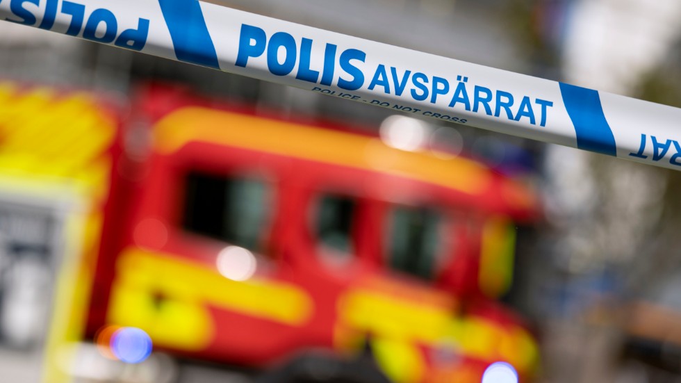 Ett bostadshus i Kristianstad totalförstördes i en brand natten till lördag. Arkivbild.