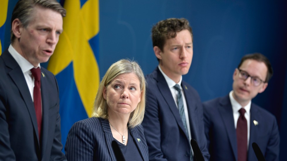 De och många andra kan ha god hjälp av Finanspolitiska rådet med att få fart på en skattereform.. Per Bolund (MP), Magdalena Andersson (S), Emil Källström (C) och Mats Persson (L). 