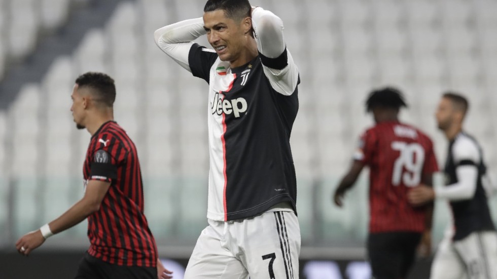 Juventus Cristiano Ronaldo missade en straff mot Milan – men fick jubla ändå.