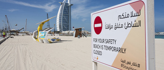 Lyxjakter samlar damm i krisens Dubai