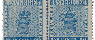 Sveriges första frimärke sålt för en miljon