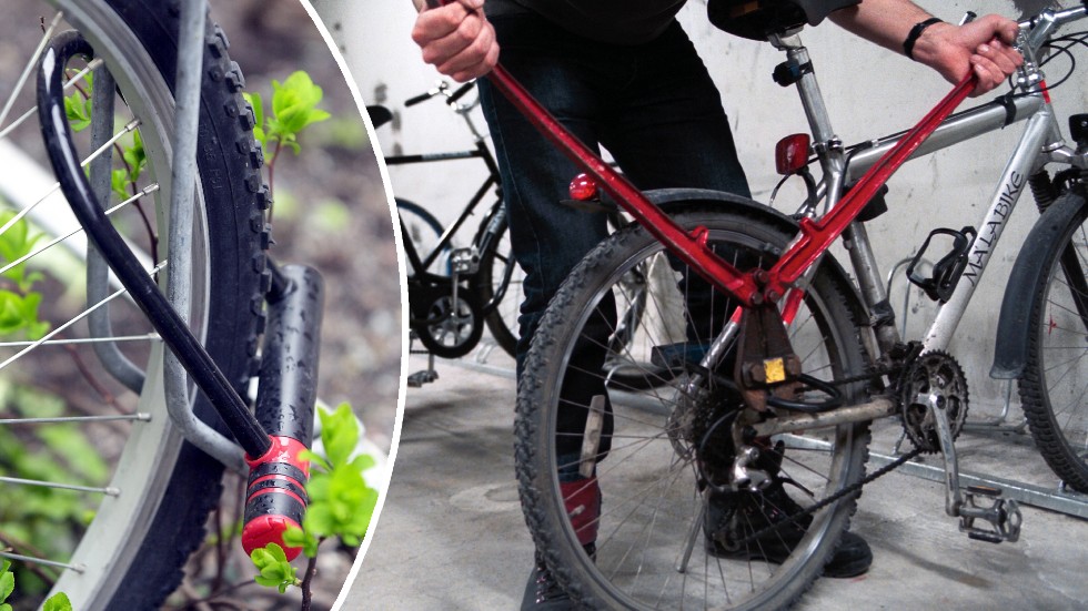 Hittills i år har nästan 3 000 cyklar anmälts stulna i Uppsala kommun. Polisen uppmanar Uppsalas cyklister att låsa fast sin cykel i något.