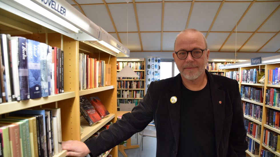 Thomas C Ericsson har varit bibliotekschef i Kinda sedan 2002.