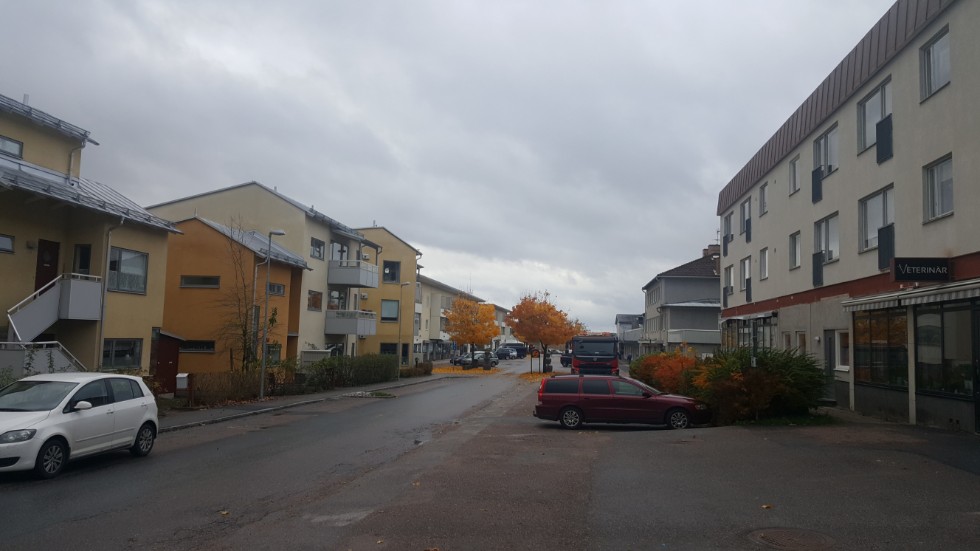 Centrumvägen i Alunda. Här har priserna på bostadsrätter ökat mest de senaste två åren.