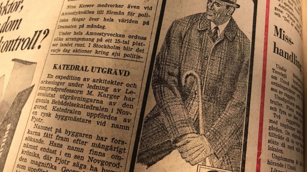 Kuriren för 50 år sedan: Annons för Skölds i Grandhuset i Katrineholm. Vinterrocken i i ull kostar 345 kronor.