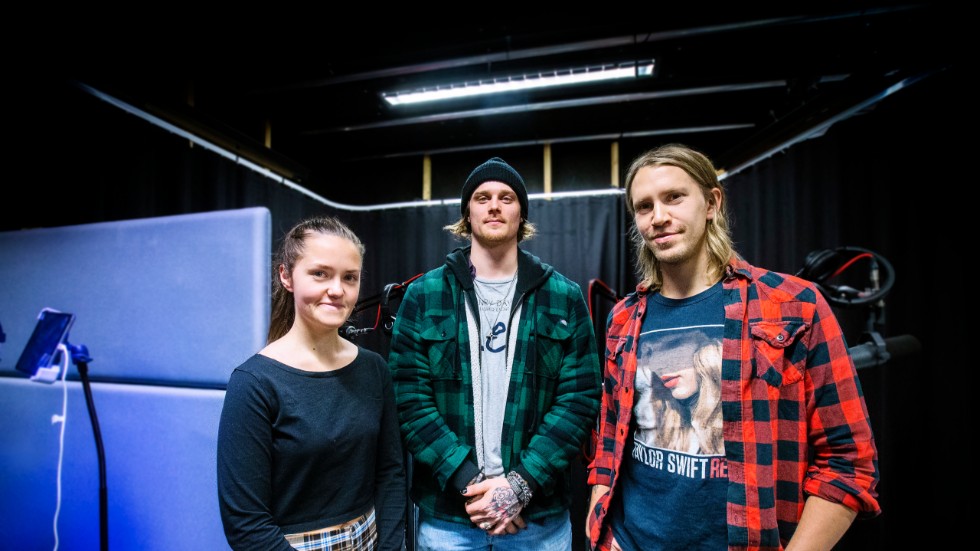 Kim Lilja besökte podcasten "Norrpodden" med Emma Isberg och Magnus Tosser.