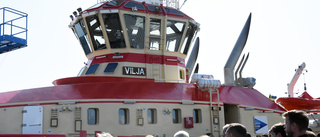 Superbåten Vilja har gått på grund 