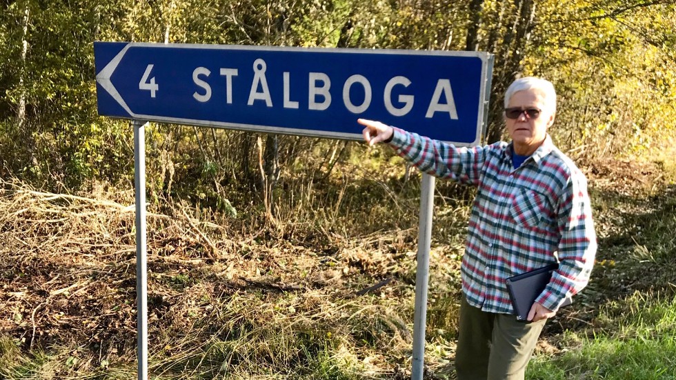 Gunilla Magnusson, ordförande i Stålboga byalag. 