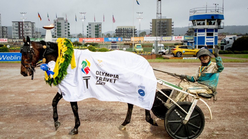 Hästen Propulsion och kusken Örjan Kihlström vann Olympiatravet i fjol.