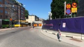 Korsning i centrala Uppsala byggs om – i en månad