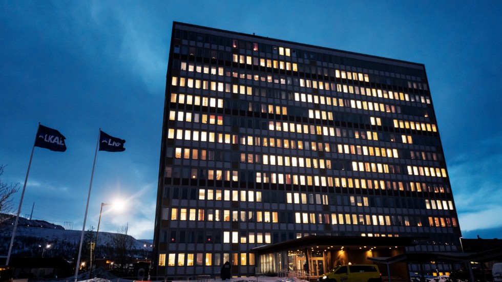 LKAB:s huvudkontor i Kiruna. Arkivbild.
