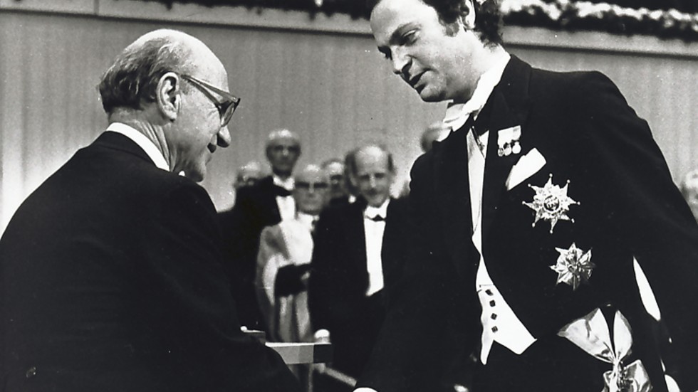 Milton Friedman fick Nobelpriset i ekonomi 1976. 