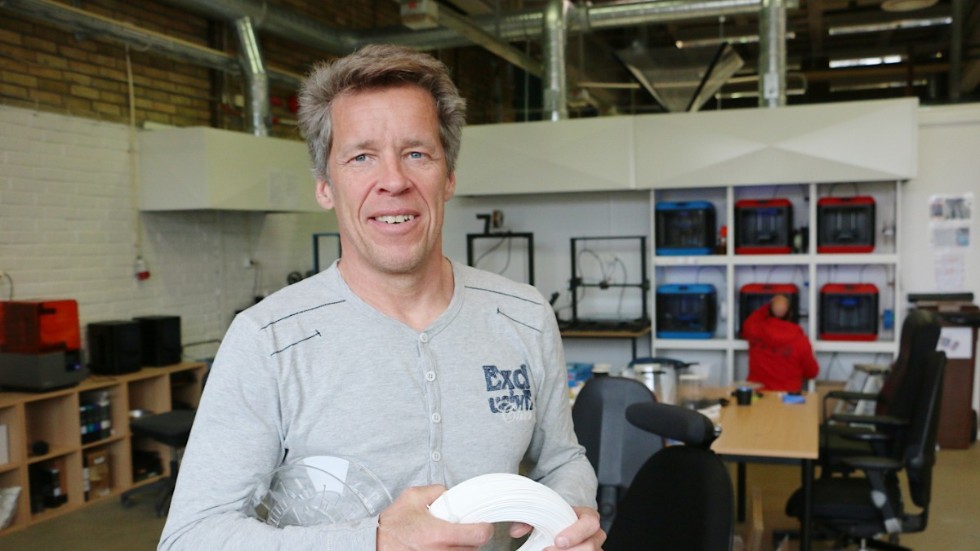 Joakim Svensson på Additivt teknikcenter berättar det blir en intensiv vecka. Med besök på Yrkes-SM i Växjö och 3D-mässa på Elmia.