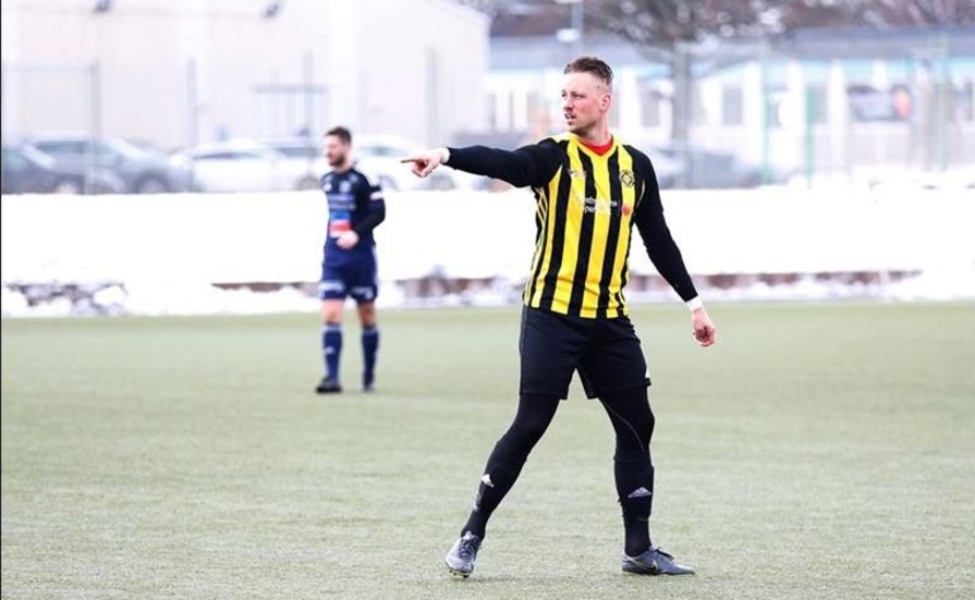 Sonny Karlsson gjorde VFF:s enda mål i förlusten mot Åtvidaberg.