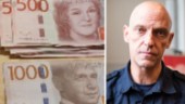 Polis beslagtog hundratusentals kronor