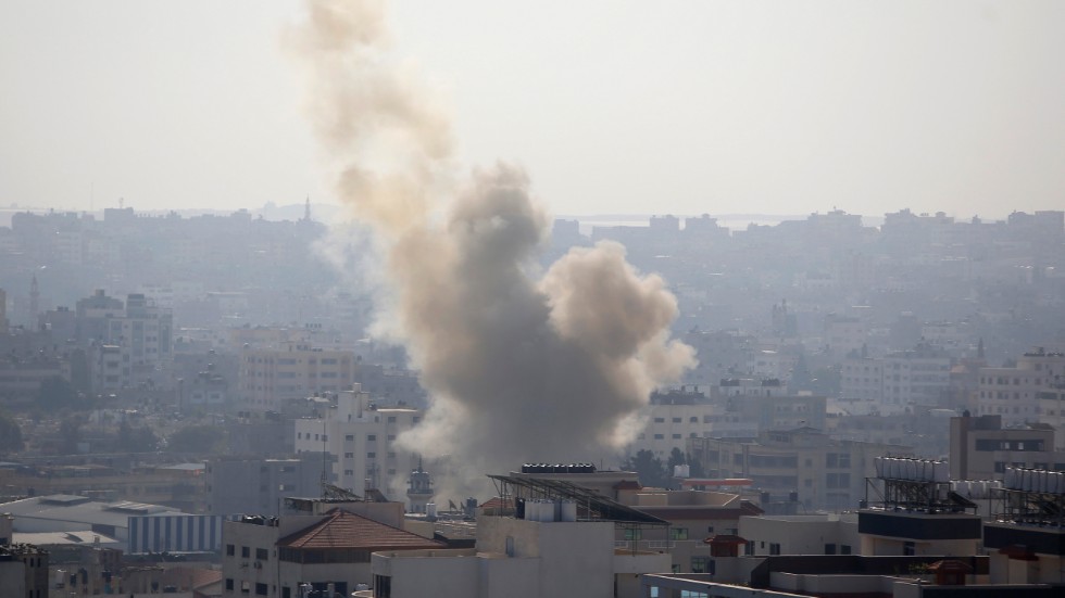 Detonation i Gaza. Den gångna veckan präglades av raketer åt båda hållen.