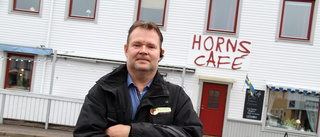Han är ny ägare av kafébyggnaden i Horn