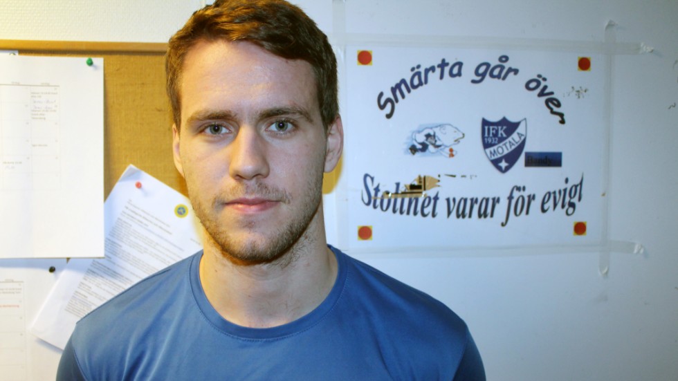 Philip Florén, IFK Motalas forward, är redo för hemkomst till Lidköping på onsdagen. Motalalaget är underdog mot svenska mästarna.