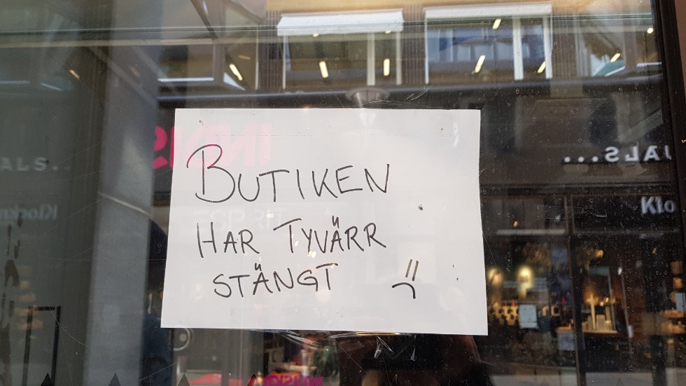 Gamestops butik på Tanneforsgatan i Linköping är stängd.