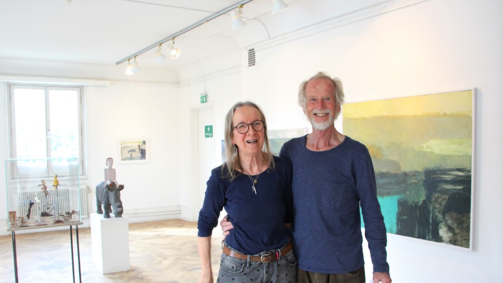 Konstnärsparet Ingela och Lars Agger är först ut på Konstforum i höst.