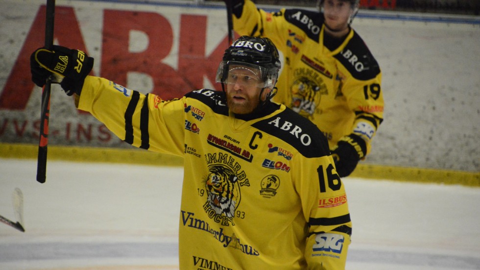 Här har Jakob Karlsson gjort 4-2 till Vimmerby.