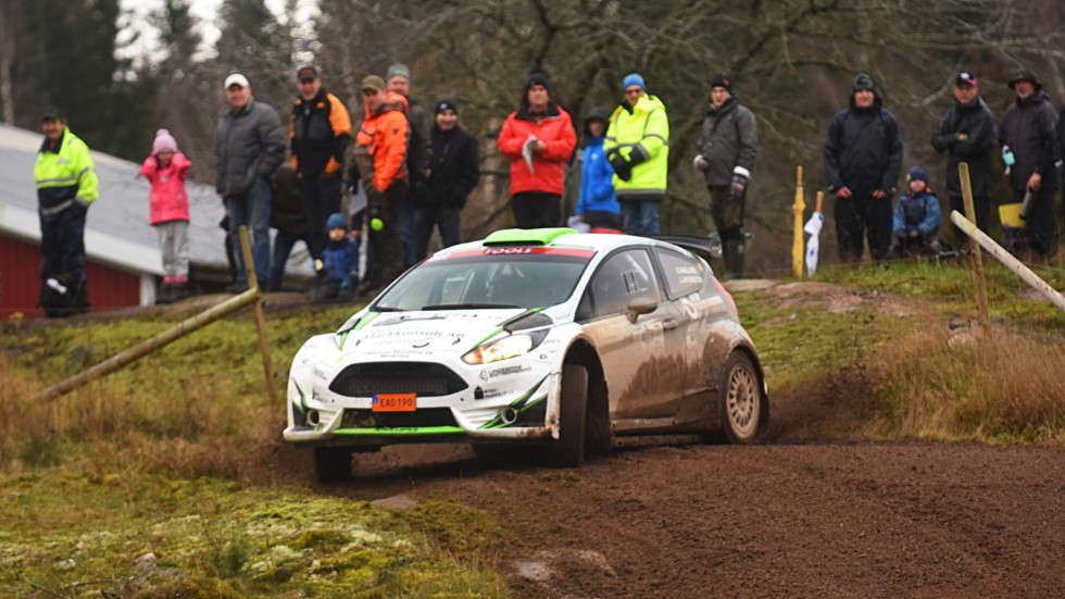 Christoffer Haglund tog hem tre av de fem sträckorna i Marknadsnatta. Segern på sistasträckan blev avgörande för hela rallycupen.