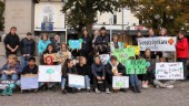 Elever och lärare manifesterade för klimatet