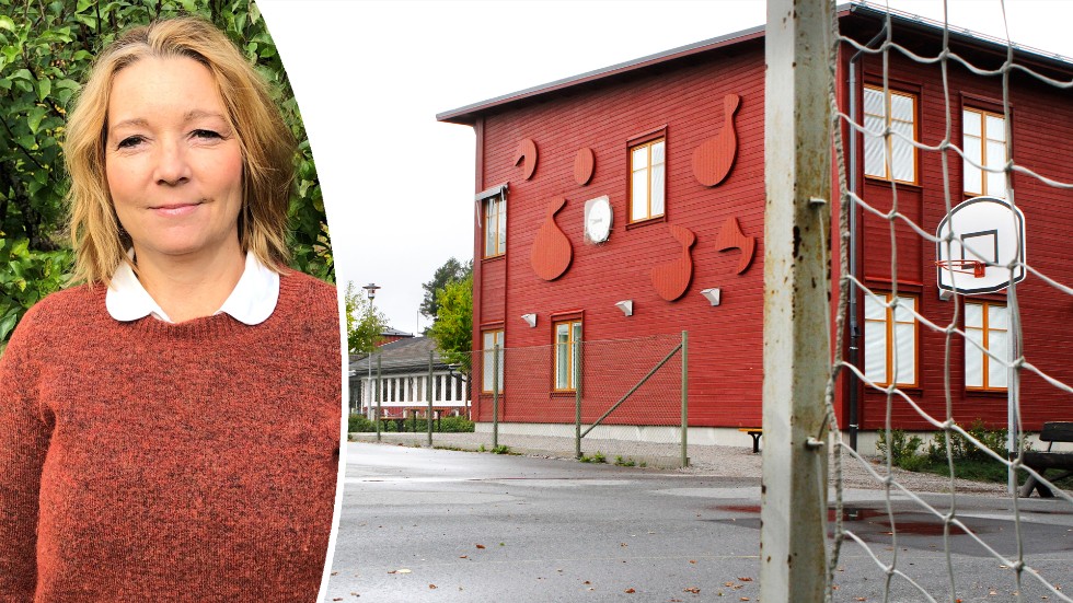 Sandra Grip Viklund, rektor vid Tuna skola, säger att skolans litenhet är dess styrka.