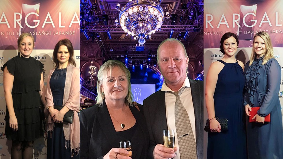 Sandra Östman och Anna Fordell, Denice Langen och Johan Wennerberg samt Christel Fors, till vänster i den högra bilden, har nominerats. Om någon eller några av dem har vunnit är hemligt tills galan sänds i tv.