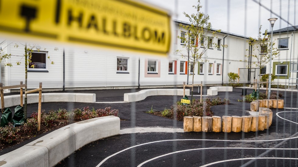 Den nya skolgården vid Gottsundaskolan är ett av flera projekt som Trädgårdsanläggare Hallblom AB just nu bygger i Uppsala.