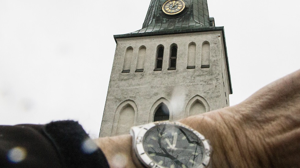 Nu fungerar klockan i Motala kyrka igen.