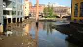 Nu försvinner vattnet i Strömmen igen