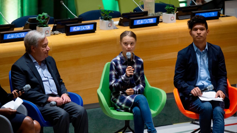 Greta Thunberg talar i FN, bara ett år efter att hon höll sitt första anförande för en större publik, skriver Tomas Lagerwall.