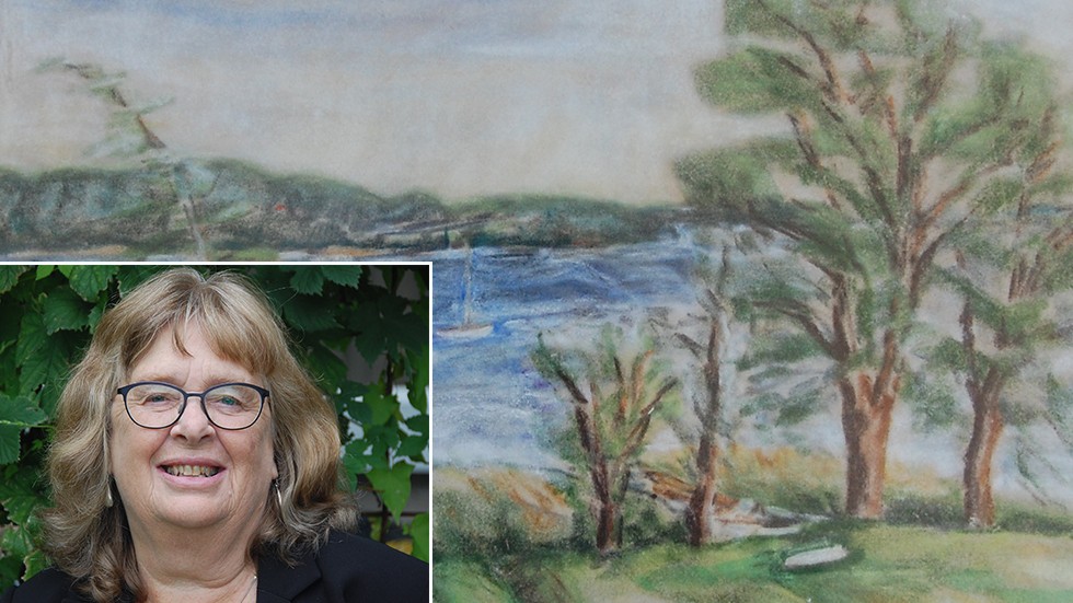 Gunnel Atlestam som är född och uppvuxen i Motala har skrivit en bok om sin farmor, konstnären Ester Elvira Nilsson. (Bilden är ett montage)