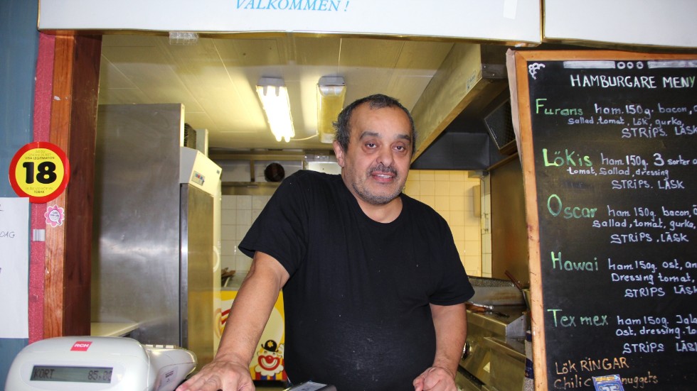 Georges Alsawiri äger Blå kiosken i Skutskär.
