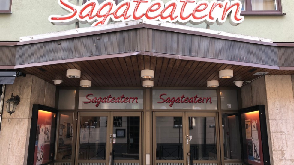 Sagateatern i Linköping är stängd för renovering. 